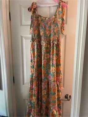 Petal and Pup sundress light flower colors sz 8